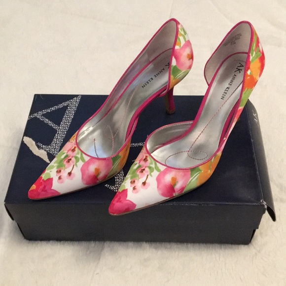 anne klein floral shoes